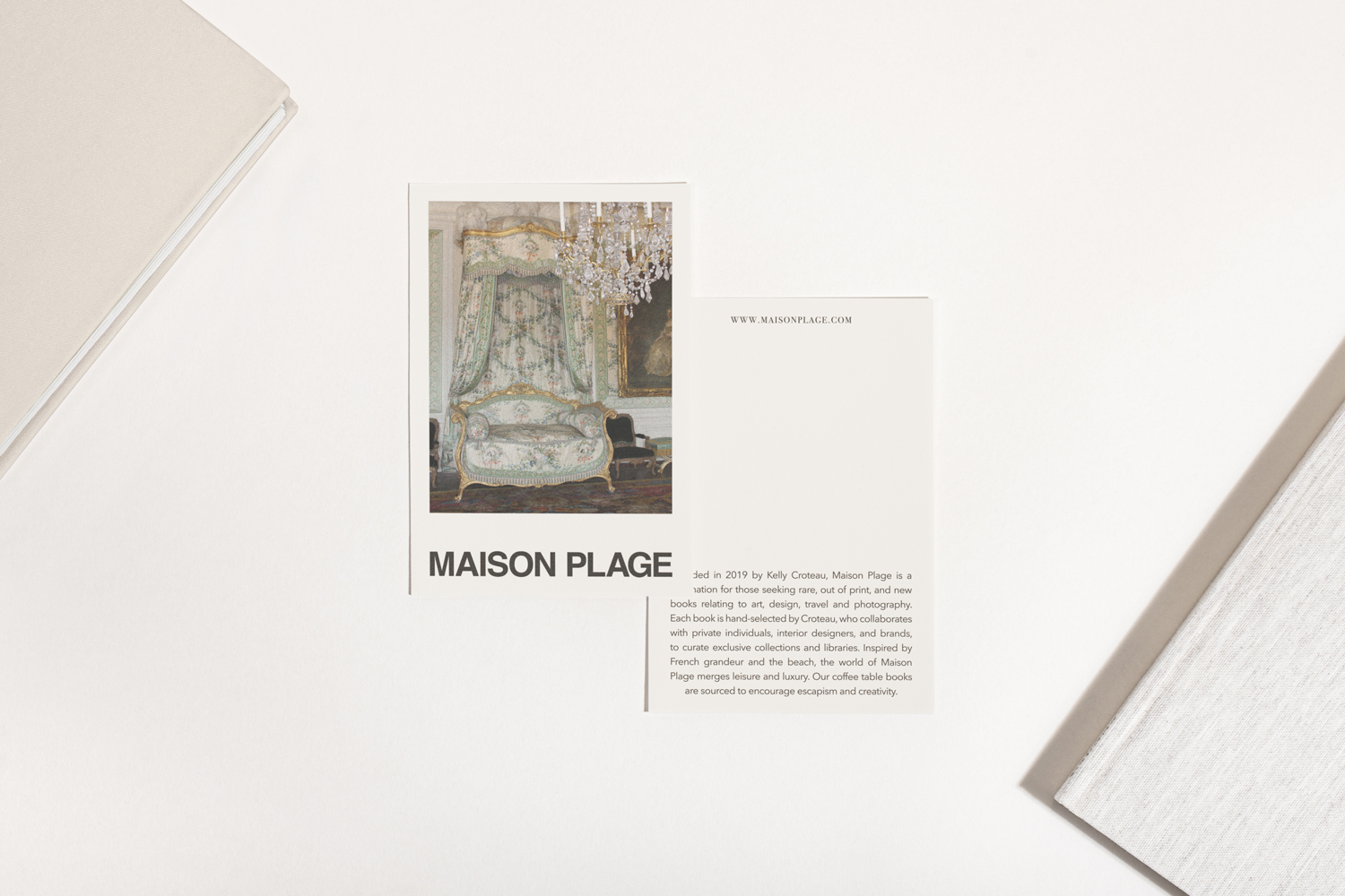 Maison Plage Packaging and Print Collateral