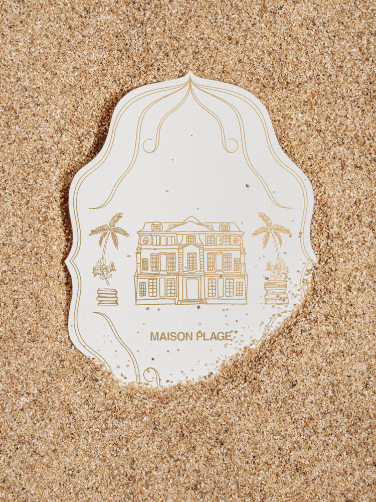 Maison Plage Packaging and Print Collateral