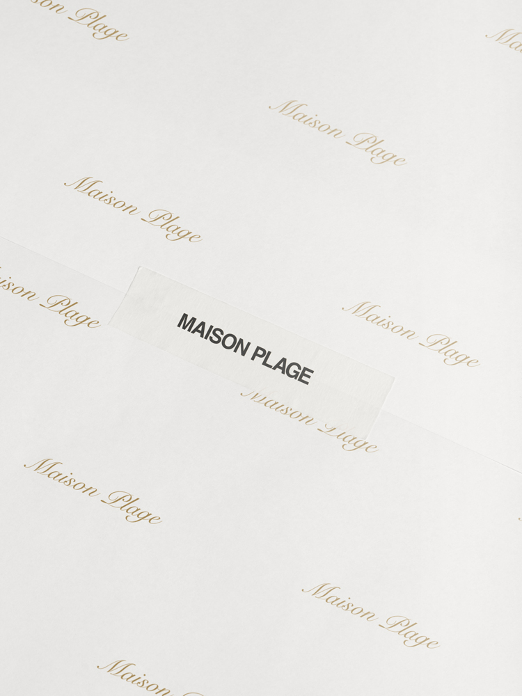 Maison Plage Packaging and Print Collateral